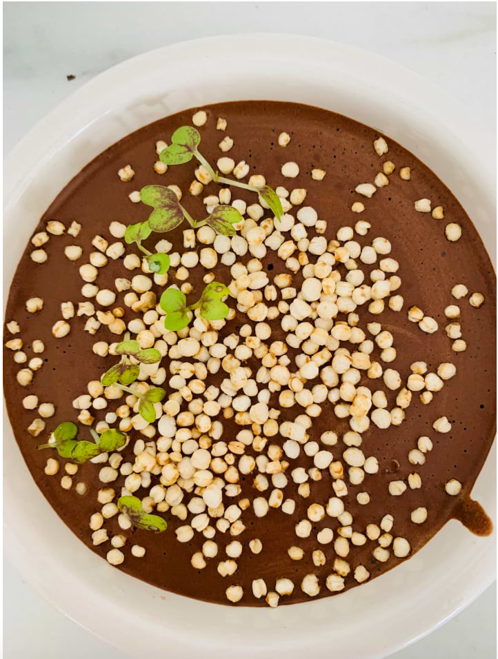 Mousse au chocolat vegan - ZERO WASTE